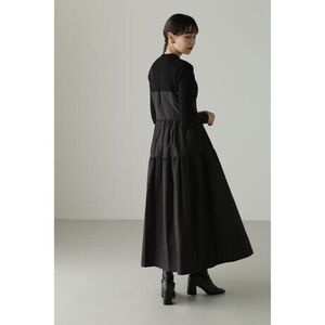 美品★ジルスチュアート★23AWタフタドッキングギャザーワンピース★JILLSTUART★定価29,700円★正規店購入★