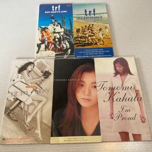 シングル CD 小室哲哉ファミリー　TRF 華原朋美　hitomi まとめて5枚　邦楽