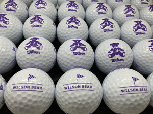 【激安】A52【超美品】【ランク Ｓ級】 ウイルソン Wilson BEAR 4 2020年モデル ホワイト 30個 【ロストボール】