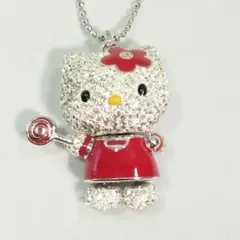 Hello Kitty ハローキティ スワロフスキー ペンダント ネックレス