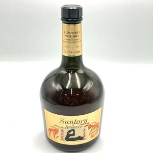  古酒　SUNTORY SPECIAL RESERVE WHISKY サントリー リザーブ 巳歳 へび 干支 ボトル 特級760ml 43% 美品 