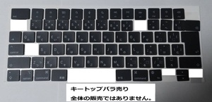 Macbook Pro Air A2442 A2485 A2779 A2780 A2681 キーボード キートップ キーキャップ ボタンバラ売り 修理パーツ 送料無料 2