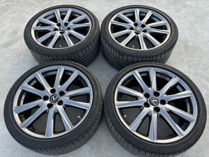 レクサス GS IS ES RX NX 8J +45 9J +60 114.3 5穴 235/40R19 265/35R19 クラウン スカイライン マジェスタ フーガ セルシオ アリスト