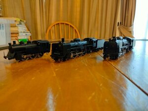 HOゲージ　蒸気機関車３両 C11 C57 D51