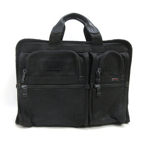 Q■トゥミ ビジネスバッグ TUMI ALPHA 26114DH ブリーフケース■黒BAG/14【中古】