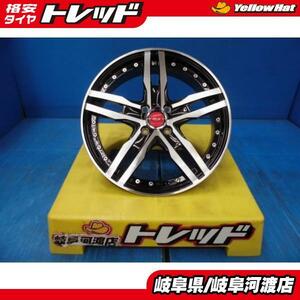 軽自動車 新品 アルミホイール 共豊 AME シャレン XF-55 モノブロック 17インチ 5.5J +48 4H100 D/B 4本SET ドレスアップ