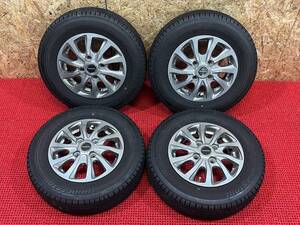 BRIDGESTONE BALMINUM 12×４J ＋42 4穴 PCD100 BRIDGESTONE W300 145/80/R12 軽自動車等に 売切!!