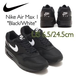 Nike Air Max 1 Black/White ナイキ エアマックス1 ブラック/ホワイト(FZ0628-010)黒24.5cm箱無し