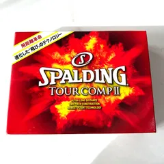 ✴︎新品未使用✴︎ SPALDING スポルディング TOURCOMPⅡ 1ダース(12個入り)  ゴルフボール ホワイト