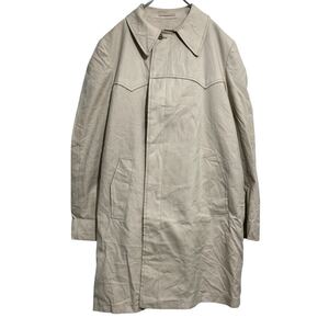 LONDONFOG ステンカラーコート XL~ ホワイト ロングコート ビッグサイズ ラグラン 防寒 古着卸 アメリカ仕入 a612-6124