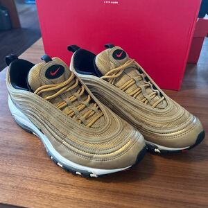 GOLD ゴールド 金色 ナイキ NIKE AIR MAX 97 OG QS エアマックス スニーカー US9