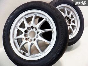 【 希少!! 】RAYS レイズ VOLK ボルクレーシング CE28N FORGED 鍛造 16インチ 7J +60 PCD 114.3 5H タイヤホイール 2本 ヤリス シビック 棚