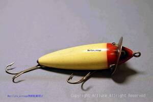 VINTAGE WOODEN LURE HEDDON 210 SURFACE （6769-58　）USA MADE #OLDLURE #ARTLURE_VINTAGE ＃ヴィンテージルアー