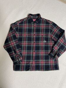 SUPREME 21AW Quilted Plaid Flannel Shirt チェック柄 キルティング 中綿 フランネルシャツ ジャケット 上着 ジャケット