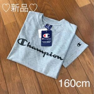 新品チャンピオン Ｔシャツ ビッグロゴ 160 レディースM グレー