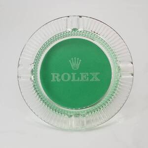 1970年代 ヴィンテージ Rolex ロレックス 灰皿 アッシュトレイ ディスプレイ ガラス製 コレクション