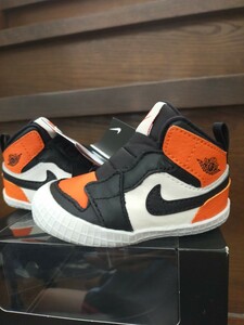 国内正規品　Nike TD Air Jordan 1 Mid Crib Bootie Shattered Backboard　ナイキ　ベビージョーダン　BABY バックボード　AT3745-108