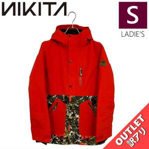 【OUTLET】 NIKITA SYCAMORE JKT MARACHINO CHERRY CAMO POP Sサイズ レディース スノーボード