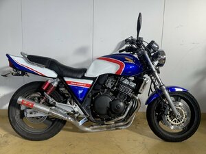 【送料キャンペーン中！】 現車確認可 $CB400スーパーフォア NC31 車検残有 ローン可 HONDA 車体 400cc 動画有 群馬発