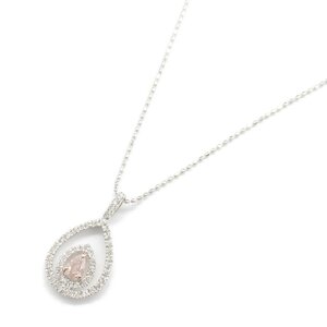 ジュエリー ピンクダイヤモンド ネックレス ブランドオフ JEWELRY K18WG（ホワイトゴールド） ネックレス K18WG 中古 レディース