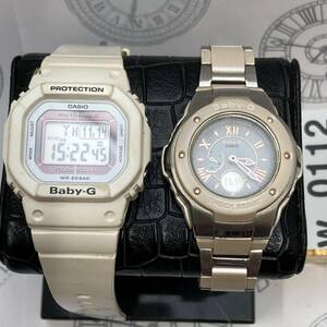 1000円スタート 腕時計 カシオ CASIO 腕時計 BABY-G ベビージー 2個 おまとめセット 稼働 W0112