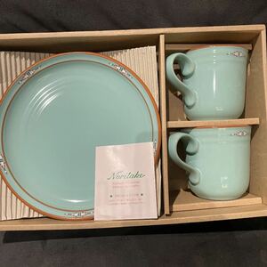 ノリタケ Noritake ストーンウェア ボルダーリッジ モーニングペアセット