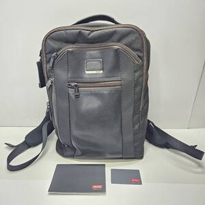 【美品】TUMI/トゥミ リュックサック/バックパック アルファブラボー 黒系 【232682D ALPHA BRAVO】y1116