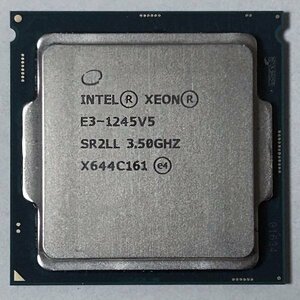 保証あり 動作確認済 Xeon E3-1245 v5 3.5GHz 8M LGA1151 4コア８スレッド　i7 6700相当