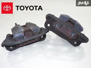 【売り切り】トヨタ 純正 AE86 レビン トレノ ハチロク Hachiroku 4AG フロント ブレーキ キャリパー 左右 TOYOTA 4AG parts 部品 棚15-2