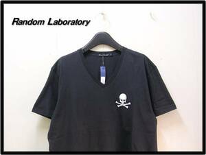 L 黒【Random Laboratory ランダムラボラトリー スカルTシャツ】