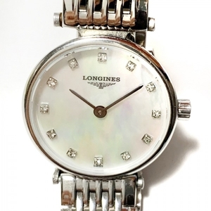 LONGINES(ロンジン) 腕時計 ラ グラン クラシック ドゥ ロンジン L4 635 4 レディース SS/12Pダイヤ/シェル文字盤 ホワイトシェル