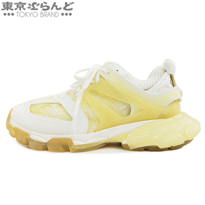 101727189 バレンシアガ BALENCIAGA TRACK CLEAR SOLE スニーカー 647742 ホワイト レザー ラバー 42 スニーカー メンズ