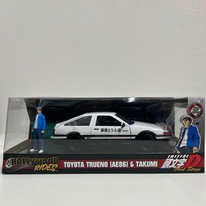 Jada toys 1/24 INITIAL D TOYOTA TRUENO AE86 頭文字D トヨタ スプリンター トレノ 藤原拓海 フィギュア 旧車 ミニカー 