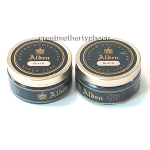 送料コミ追跡アリ◆新品◆オールデン シュー ワックス ブラック 2個セット★Alden Fine Paste Shoe Wax Black