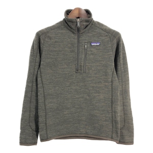 patagonia パタゴニア ベターセーター ハーフジップ フリースジャケット ブラウン (メンズ XS) 中古 古着 S6682