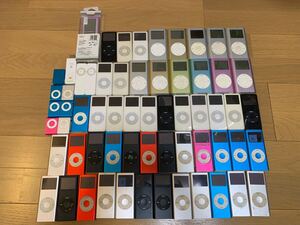 【ジャンク 品】Apple アップル iPod nano 第1世代 15個、iPod nano 第2世代 25個 、iPod mini 11個、iPod shuffle 9個、その他2個合計62個