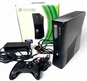 12E3★本体通電OK★ XBOX 360 S CONSOLE 4GB 本体（Model 1439）コントローラー付き