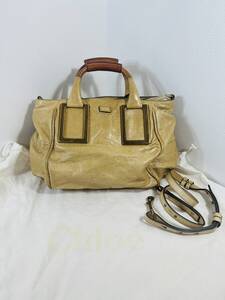 Chloe クロエ エテル 2way バッグ ライトブラウン USED品 20250126 （YM) BaM