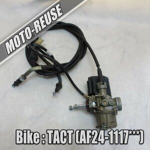 □【TACT タクト AF24】純正キャブレター　スロットルワイヤー付き「PA 31T」□K35785