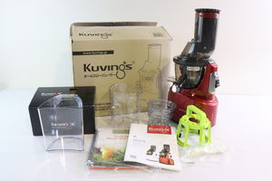 ◎【通電OK】KUVINGS クビンス JSG-30 ホールスロージューサー ジューサー 備品付き 家庭用 電化製品 キッチン家電 趣味 _LFC_B0620-F00D