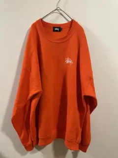 Stussy オレンジ トレーナー スウェット