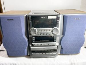 AIWA システムコンポ CD MD カセット 通電確認済 XR-MD500