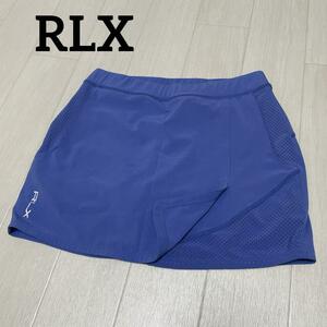 RLX ラルフローレン テニスウェア　スコート ポケット　インナーパンツ　メッシュ　ストレッチ　群青色　ブルー　XSサイズ