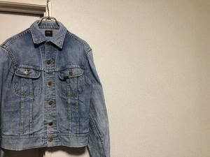 70sヴィンテージMADE IN USAアメリカ製Lee220-Jデニムジャケット ジージャン size38程度