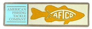 アフコ ロゴ ステッカー AFTCO American Fishing Tackle Company STICKER シール アメリカン フィッシング タックル バス FISHING 魚 釣