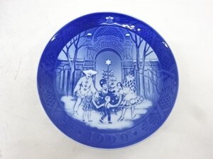 ys7197899; ROYAL COPENHAGEN　ロイヤルコペンハーゲン　イヤープレート　「チボリのクリスマス」（1990年）【道】