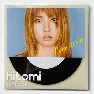 稀少 限定盤 7インチレコード〔 hitomi - LOVE2000 / In The Future 〕Avex Trax / ヒトミ 古谷仁美