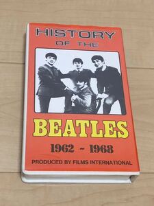 レア品　history of the BEATLES ビデオテープ　VHS ビートルズ　1962〜1968映像