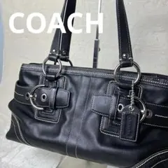 ⭐︎COACH コーチ 人気SOHOサッチェル　レザー　ハンド肩がけバック