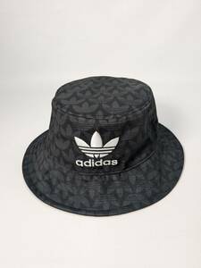 未使用 adidas アディダス バケットハット　BLACK （54-57ｃｍ）